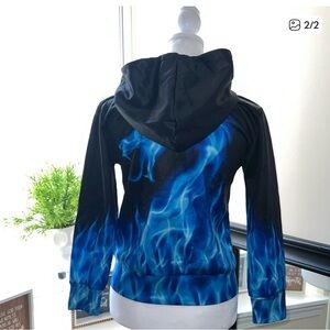 Print Hooded Jacket